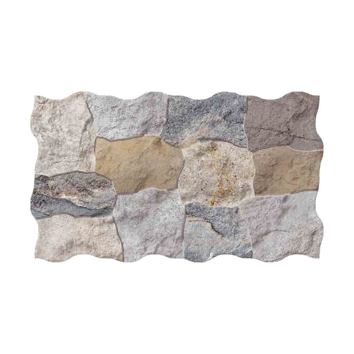 Fachaleta Margarita Mate Multicolor Caras Diferenciadas 23.9 x 42