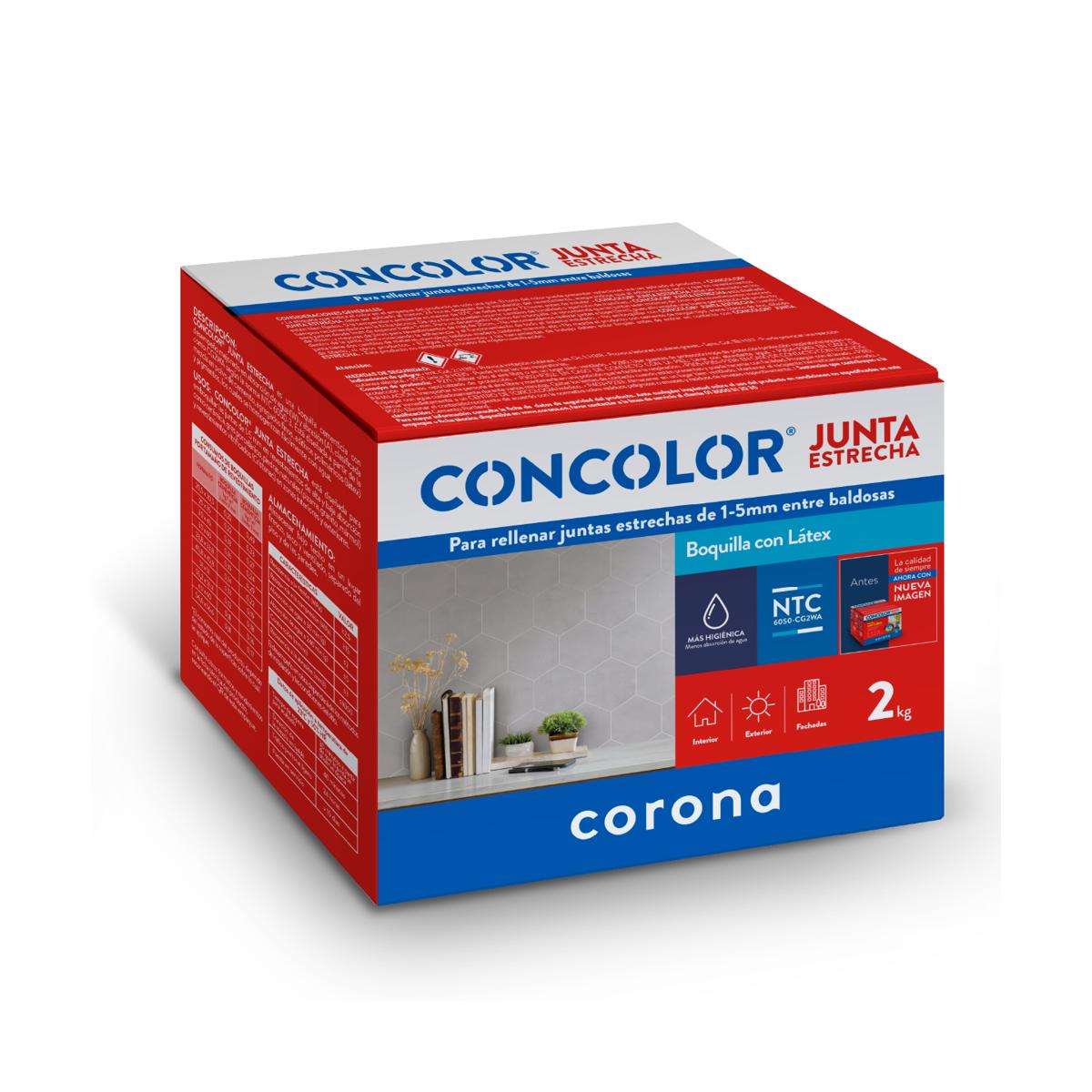 CONCOLOR® Junta Estrecha Súper Blanco