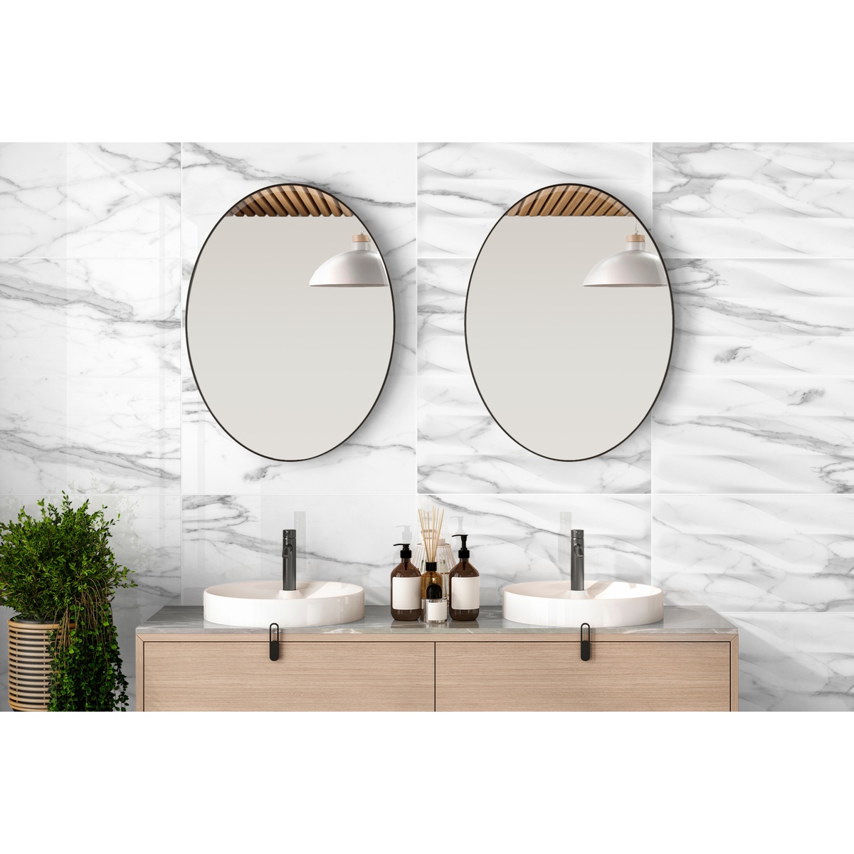 Pared Estructurada Almar Blanco Caras Diferenciadas 30 X 60 - Imagen 2