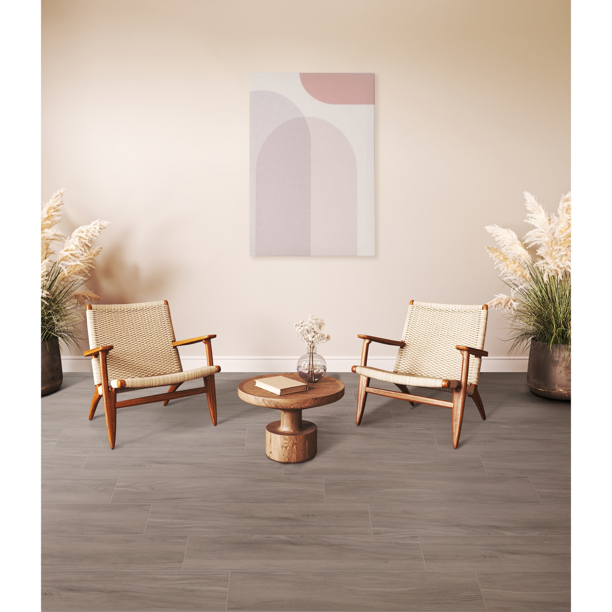 Piso Estructurado Montesol Café Caras Diferenciadas 20.6X92.6 - Imagen 2