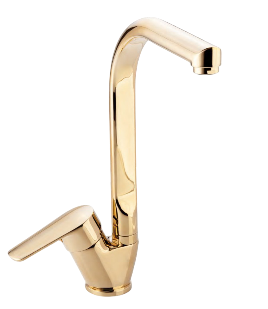 Lavaplatos Monocontrol Alto Greta Dorada