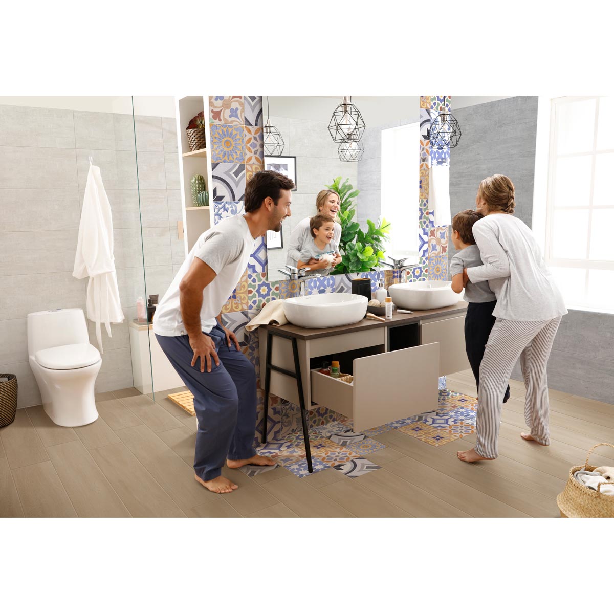 Cuadrado Munir Multicolor Cara Única 19.8 X 19.8 - Imagen 2