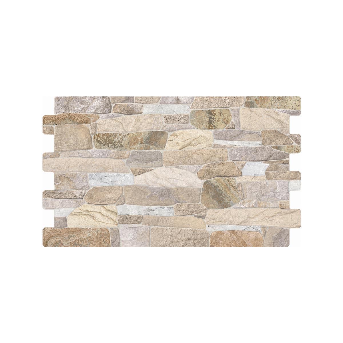 Fachaleta Antracita Multicolor Caras Diferenciadas 25 x 41