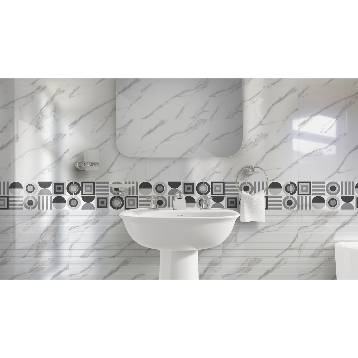 Pared Nacar Estruc Blanco 25*40 - Imagen 2