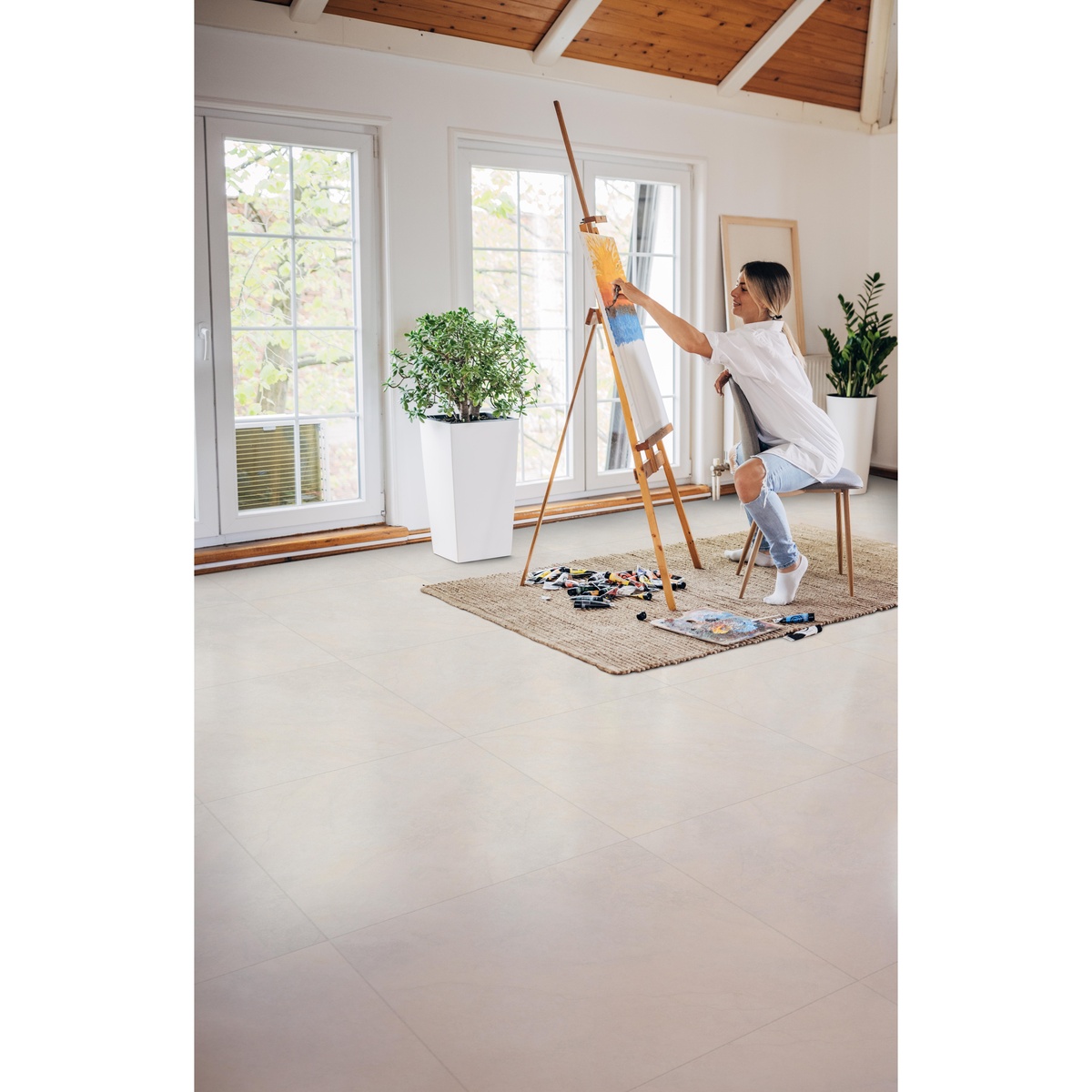 Piso Hara Mate Beige 51*51 - Imagen 2
